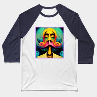 Trippy Salvador Dali Pop Art Baseball T-Shirt